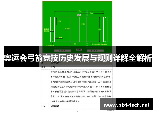 奥运会弓箭竞技历史发展与规则详解全解析