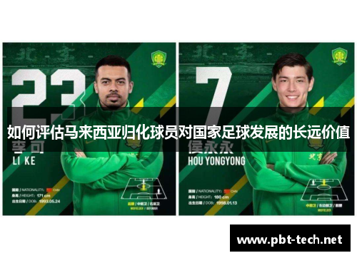 如何评估马来西亚归化球员对国家足球发展的长远价值